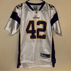 Reebok Minnesota Vikings Jersey Youth Size L Darren Sharper 42 NFL Football